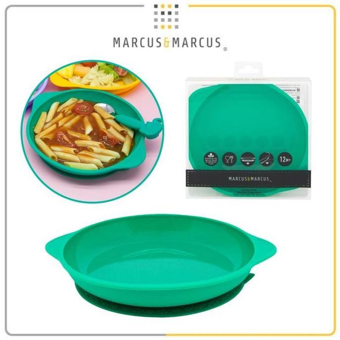 (Good) Marcus & Marcus Suction Plate - Elephant Green