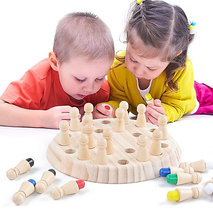 MAINAN EDUKASI WOODEN MEMORY CHESS / MEMORY GAME