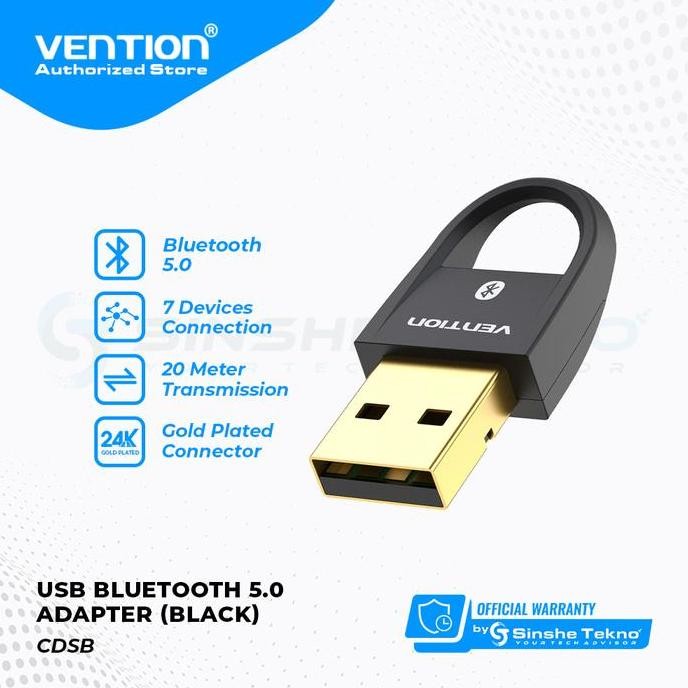 NEW - VENTION USB Bluetooth .0 Dongle Adapter