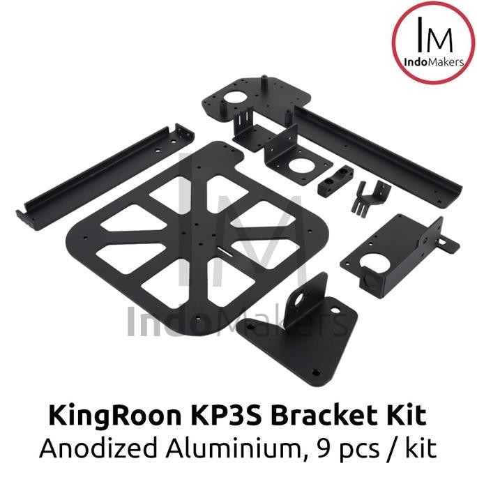 TERBARU - Kingroon 3D Printer KP3S Bracket Kit Anodized Aluminium Platform