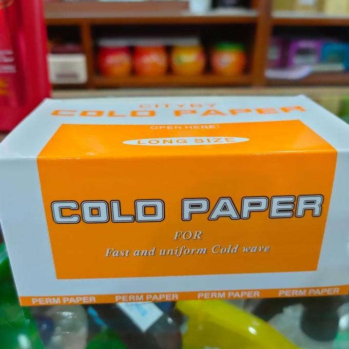 cold paper kertas keriting rambut