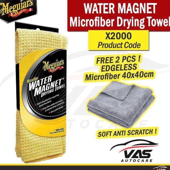 Meguiars X2 Microfiber TER MAGNET DRYING TOWEL X2