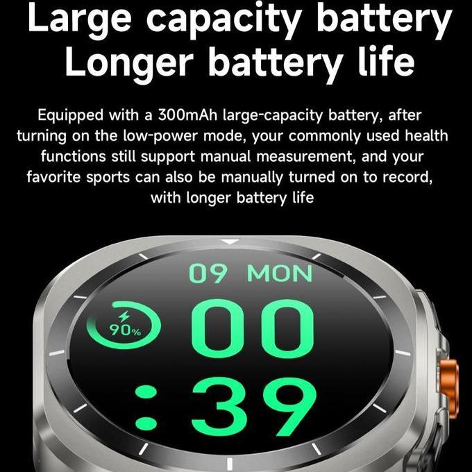 Deviso- Wiselion Z7 Ultra Outdoor Smarttch - Ip67 Terproof - Bluetooth - Text Notification