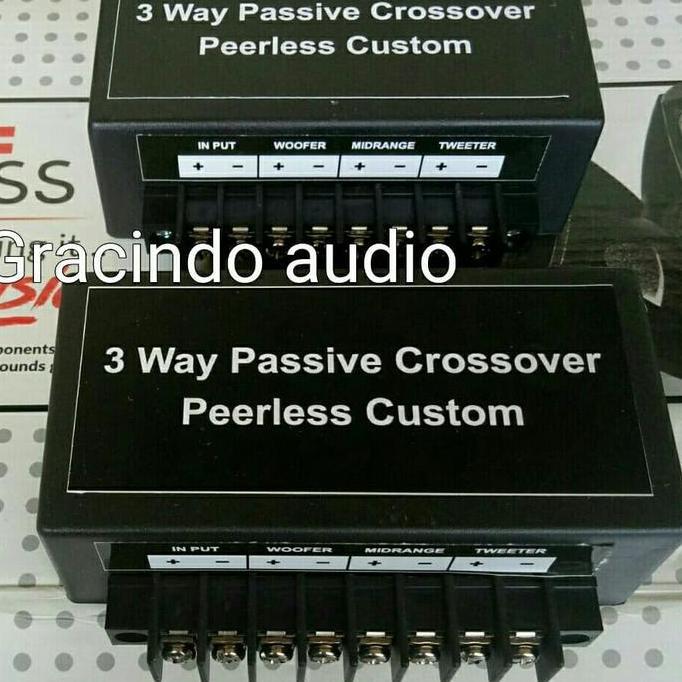 TERBARU - Crossover 3way Peerless Custom