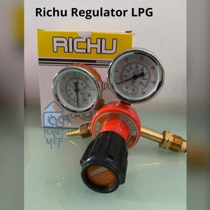 RICHU REGULATOR LPG OKSIGEN O ORIGINAL DAN TERPERCAYA