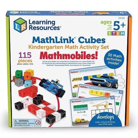 PROMO - Learning Resources MathLink Cubes Activity Set Mathmobiles