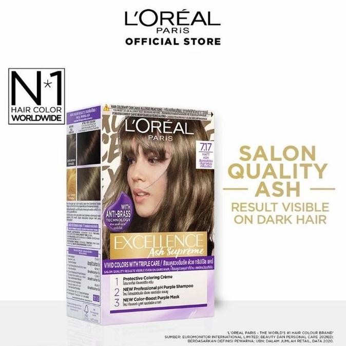 L'oreal Excellence 7.17 Matt Ash