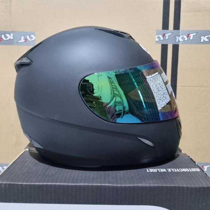 FYP HELM BMC BLADE 200 SOLID BLACK DOF FULL FACE *