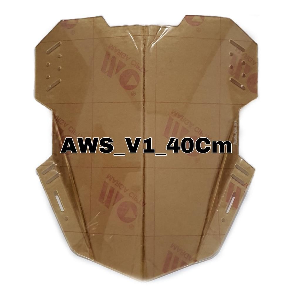 Windshield 40cm Visor custom universal 40cm AWS V1