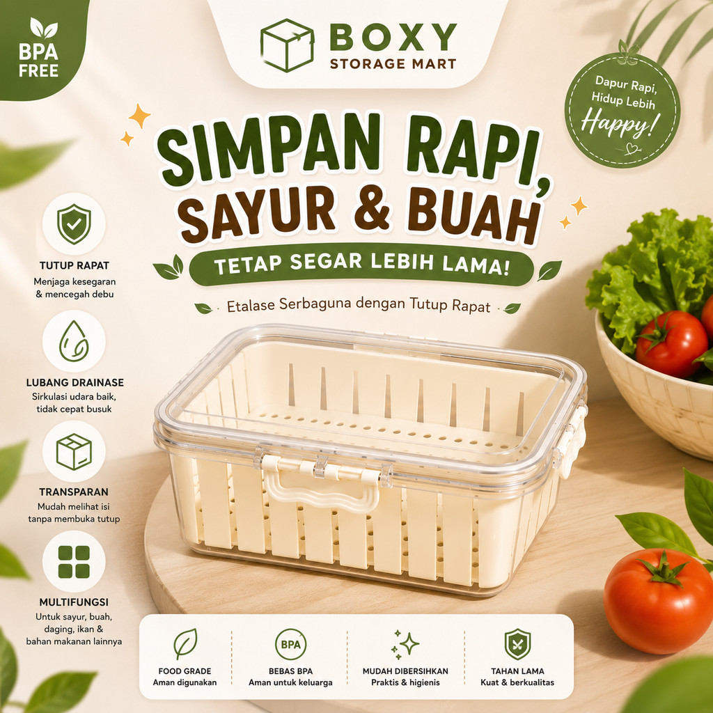 Box Penyimpanan Makanan Portable