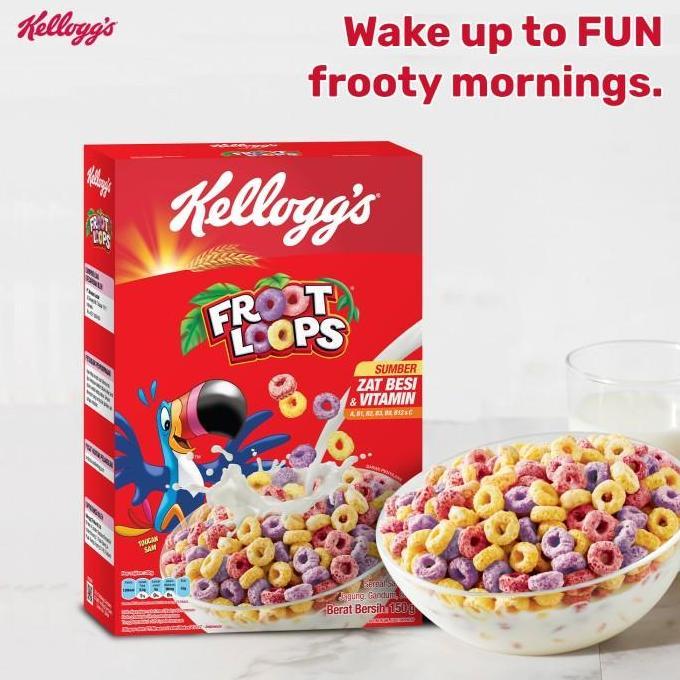 Trus- [Bundle 3] Kelloggs Froot Loops Sereal 150G