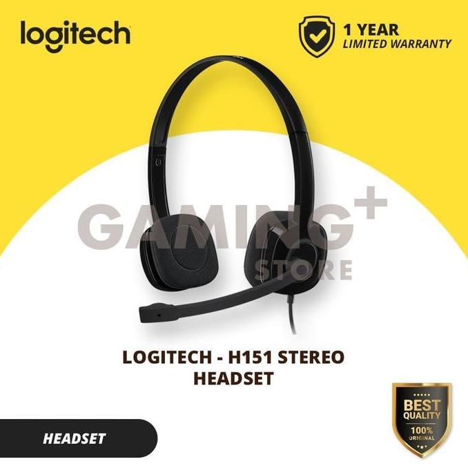 Promo Logitech H151 / H 151 Stereo Headset Diskon