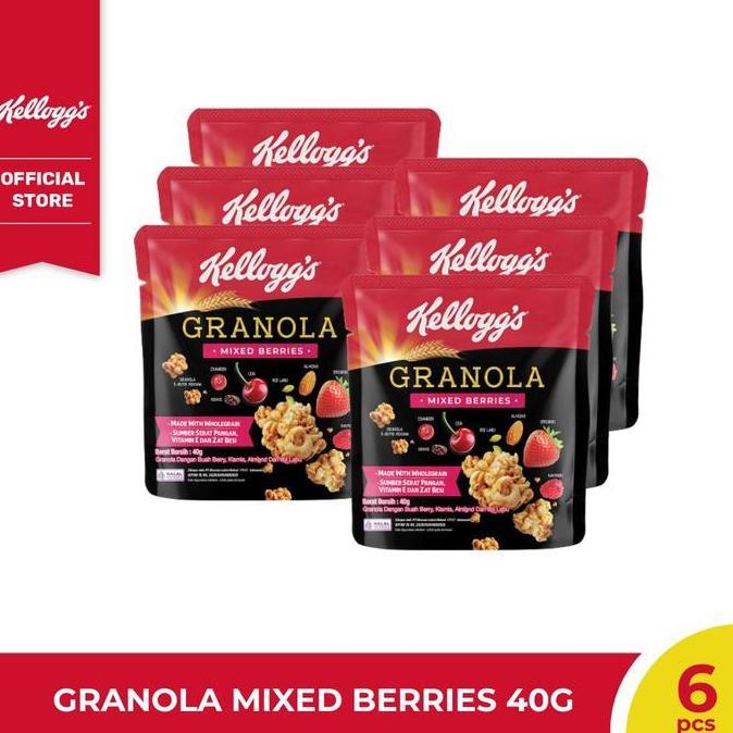 Trus- [Bundle 6] Kelloggs Granola Mixed Berries 40Gr