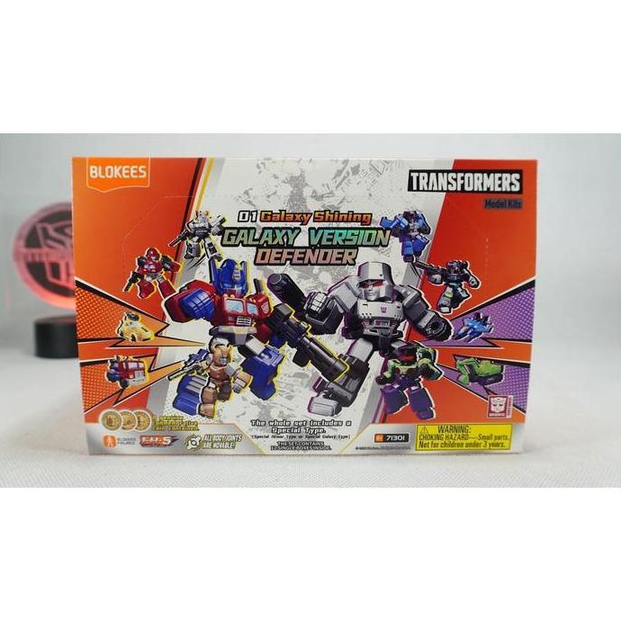 Blokees Transformers Galaxy Version Defender 01 Galaxy Shining Version Original Licensed Hasbro