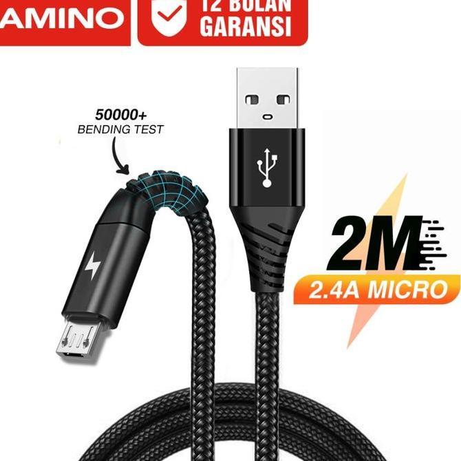 Promo - 2M Micro Usb Cable Universal Android Kabel Data Fast Charging Speed