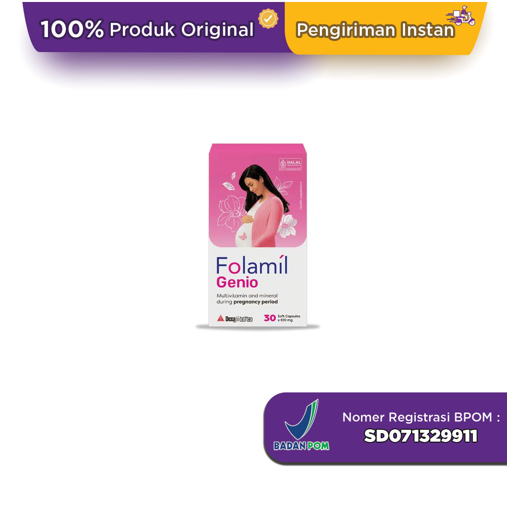 Folamil Genio 30 Kapsul
