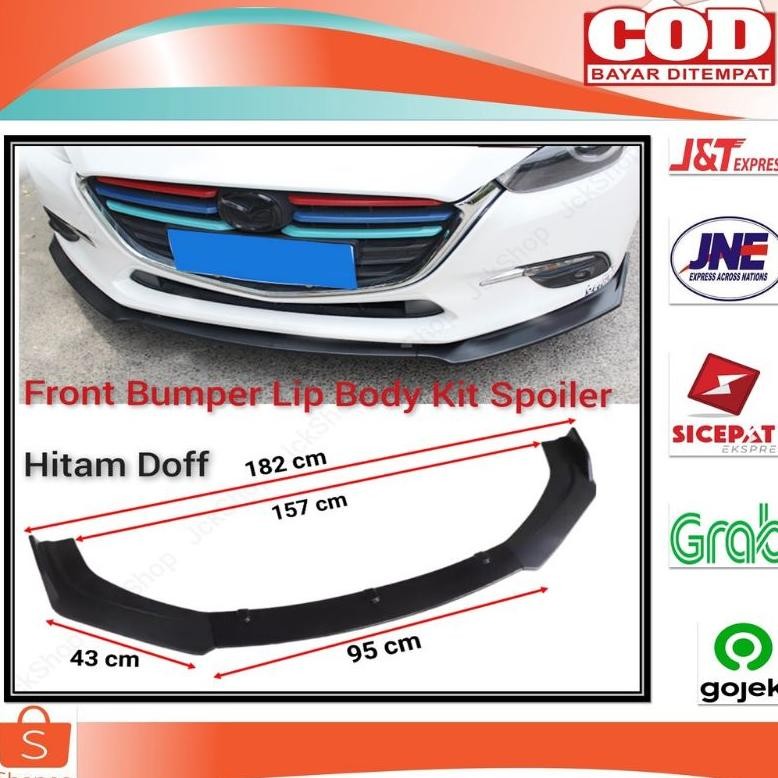 FRONT LIPS BUMPER MOBIL WINGLET UNIVERSAL