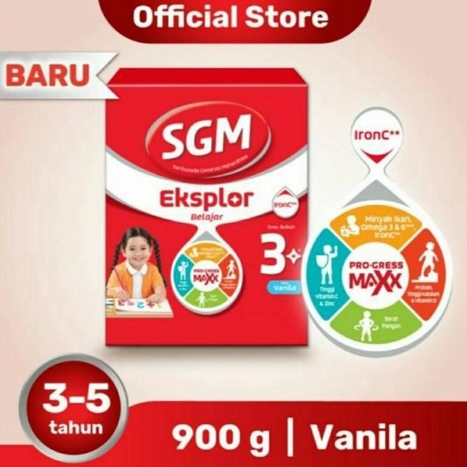 SGM 3+ Vanila 900gram HS