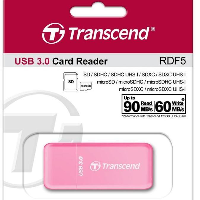 Suply- Transcend Card Reader Rdf5 - Sd, Microsd Usb 3.0