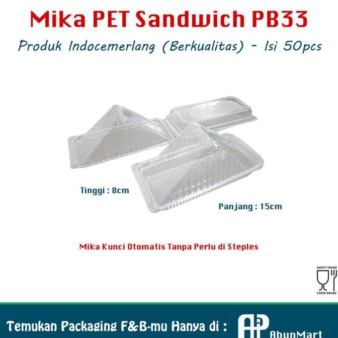Mika Sandwich Segitiga Isi 50pcs