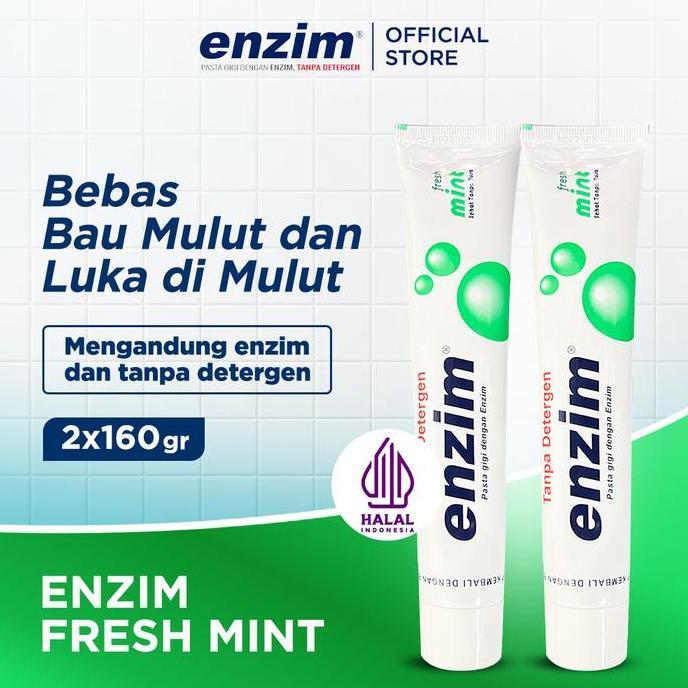 ENZIM FRESH MINT 160 GR - 2 pcs