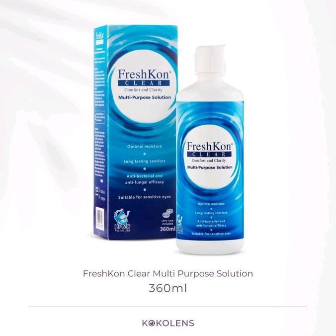Eyekit- Freshkon Multi Purpose Solution (Mps) - 360Ml|60Ml|10Ml Recommended!