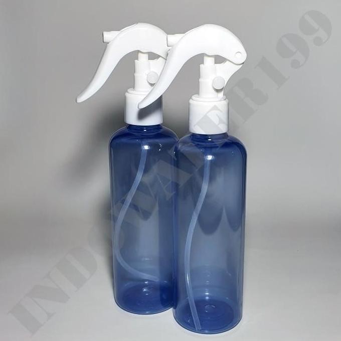 (Good) BOTOL TRIGGER SPRAY 250 ML BIRU KEPALA TRIGGER PUTIH TIPE B