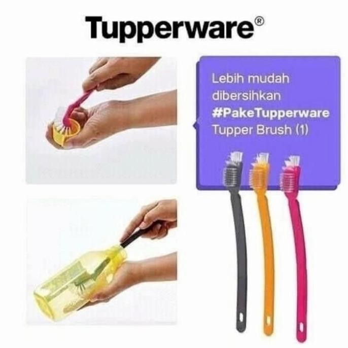 (Best) tupper brush Tupperware sikat botol max 500ml