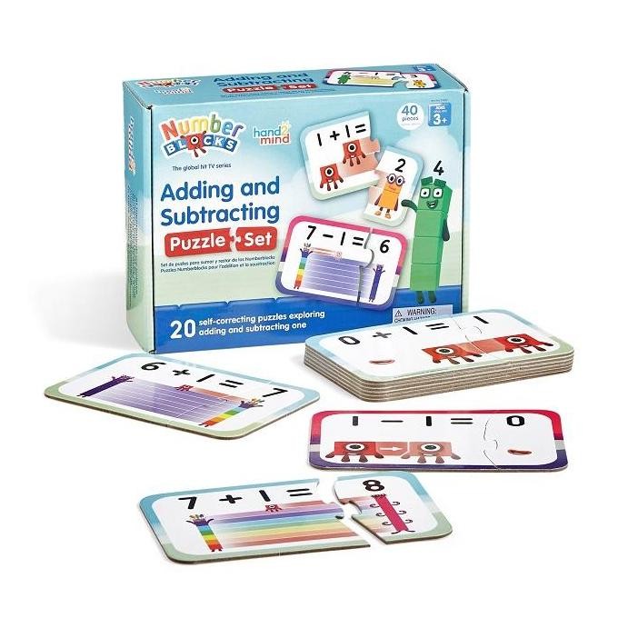 PROMO - Hand2Mind Numberblocks Adding and Subtracting Puzzle Set