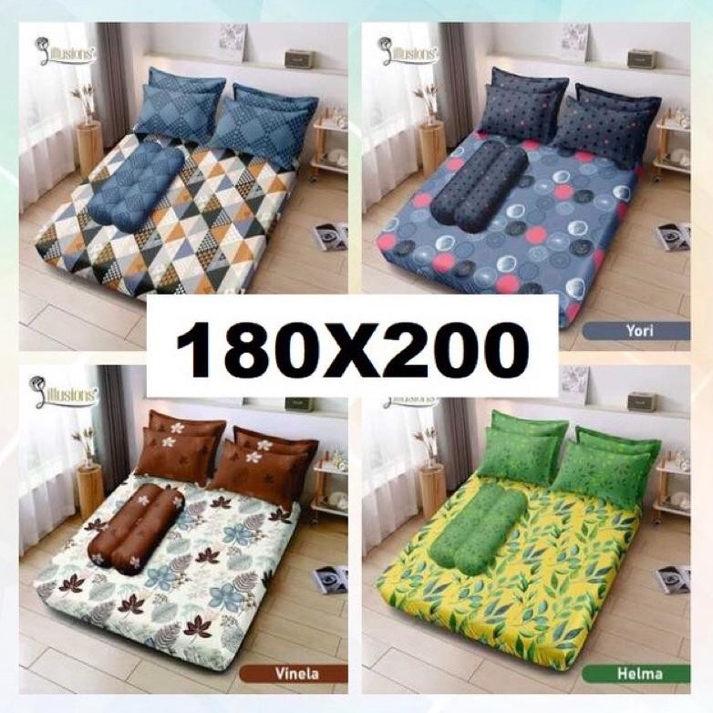 (Bisa Cod)Sprei Internal Illusions Uk 180*200 Cm