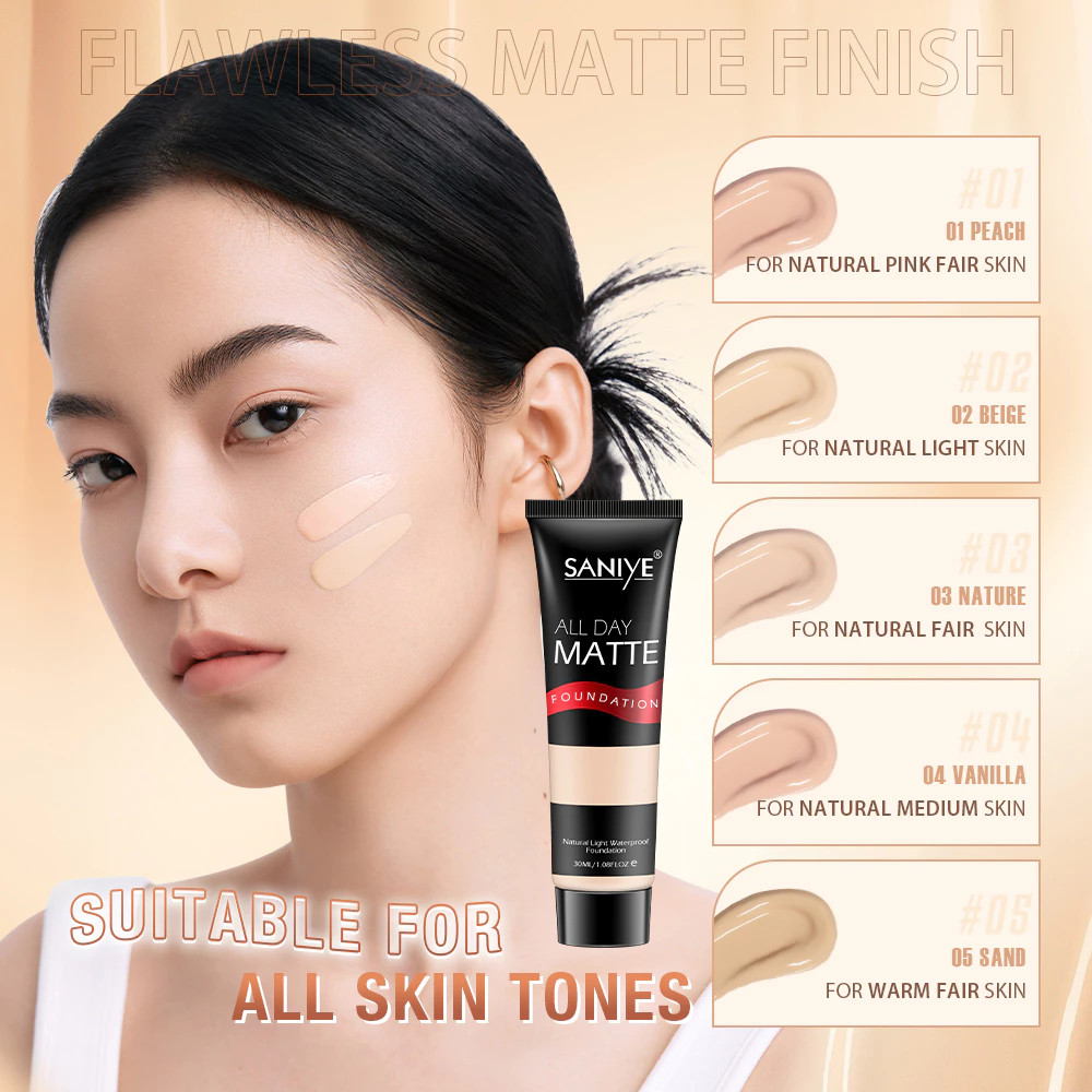 SANIYE All Day Matte Foundation 30ml