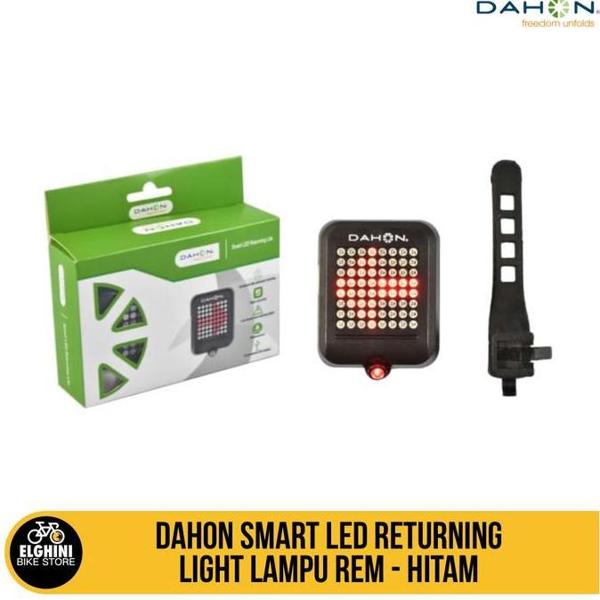Promo Dahon Smart Led Returning Light Lampu Rem - Hitam Diskon