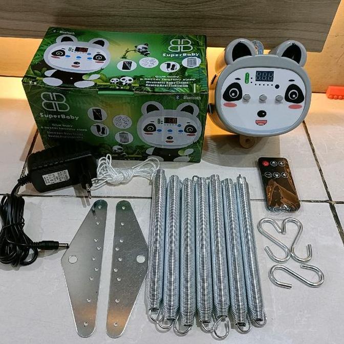 ayunan  panda GREY bluetooth Bayi