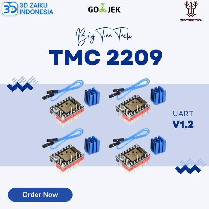 Original BigTreeTech TMC 2209 TMC2209 V1.2 UART Mode Stepper Driver