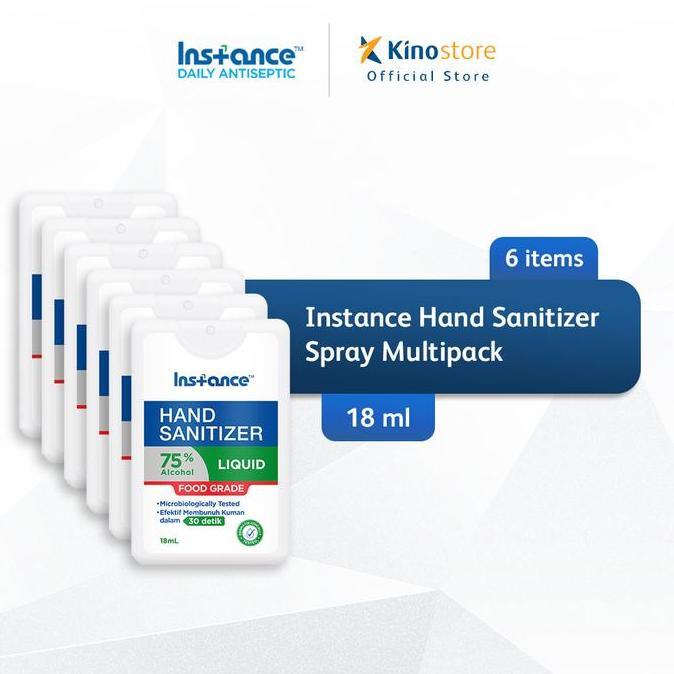 Instance Hand Sanitizer Spray 18ml Multipack