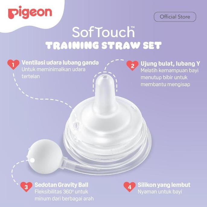 Nina- Peon Softouch Training Straw Set
