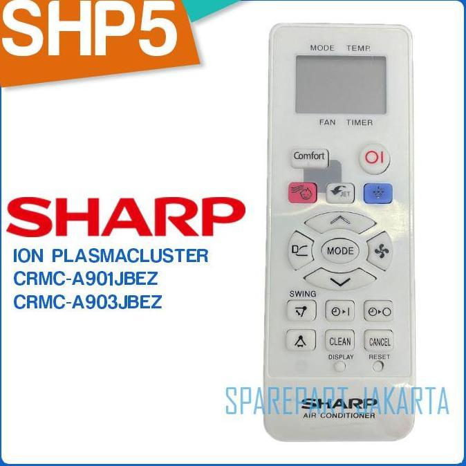 Actv- Remote Ac Sharp Ion Plasmacluster Crmc-A901Jbez S5