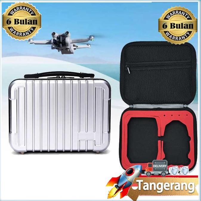 Hard Case Storage Bag Waterproof Silver ABS