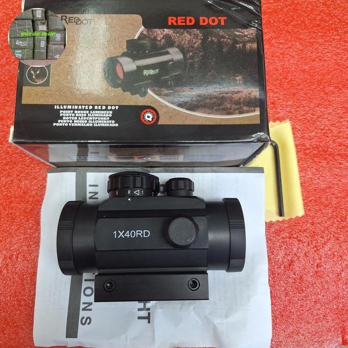 red dot 140 rd dot merah hijau