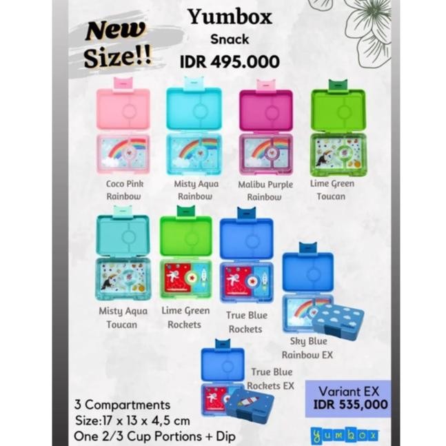 Yumbox Snack 3 compartments