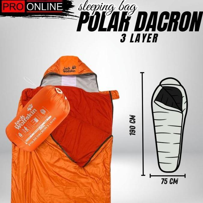 sleeping bag camping 3 layer extra tebal
