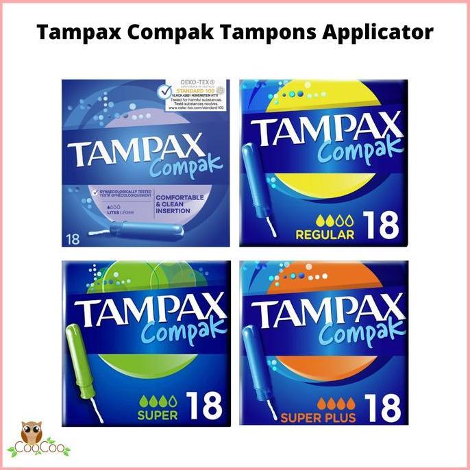 Tampax Compak Tampons Applicator [Cc]