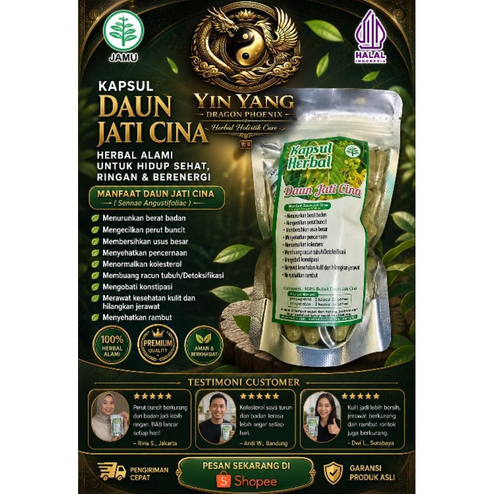 Super Value Kapsul Daun Jati Cina Grade A