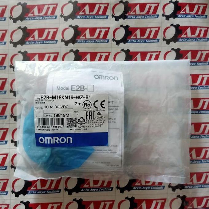 PROXIMITY SENSOR E2B-M18KN16-WZ-B1 OMRON ASLI