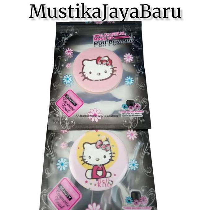 Ready !!! Puff Powder / Spon Bedak Hello Kitty