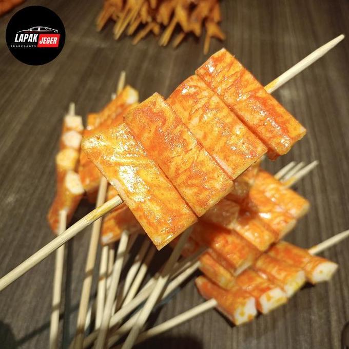 dummy mainan replika makanan crab stick