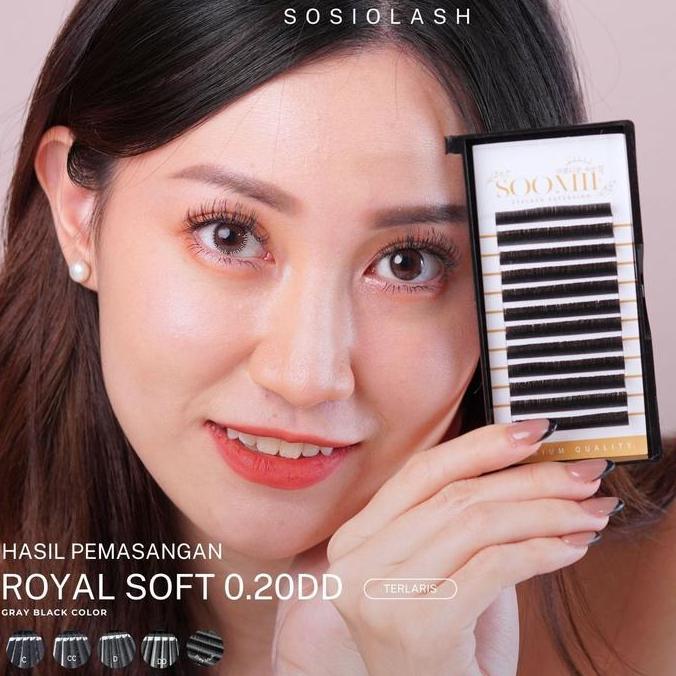 Youu- Sosiolash -  Royal Soft Flat Lashes Eyelash Extension