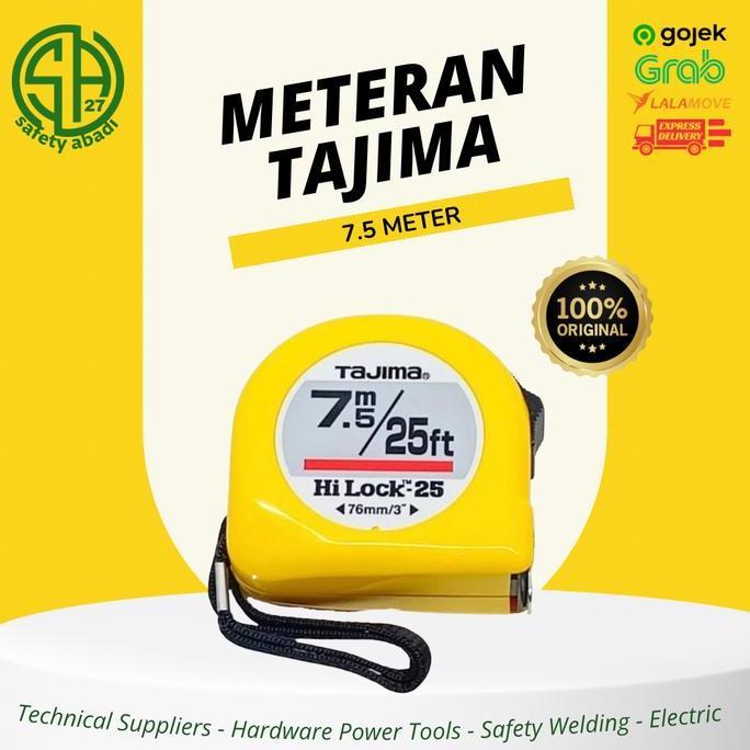 Original Meteran Tajima 7.5 meter murah