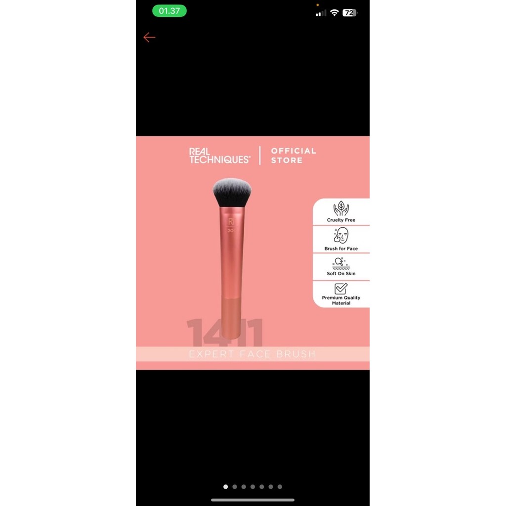 Preloved Real Techniques 1411 expert face brush