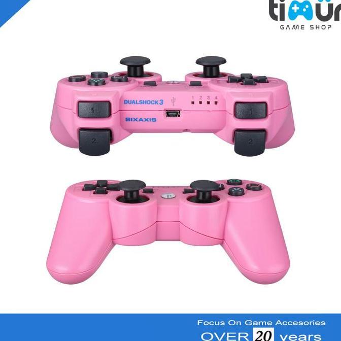 Stik Stick Controller Ps3 Wireless Warna Pink Premium